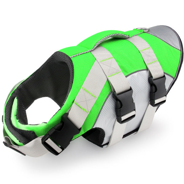 Reflective & Adjustable Dog Swim Life Vest With Rescue Handle