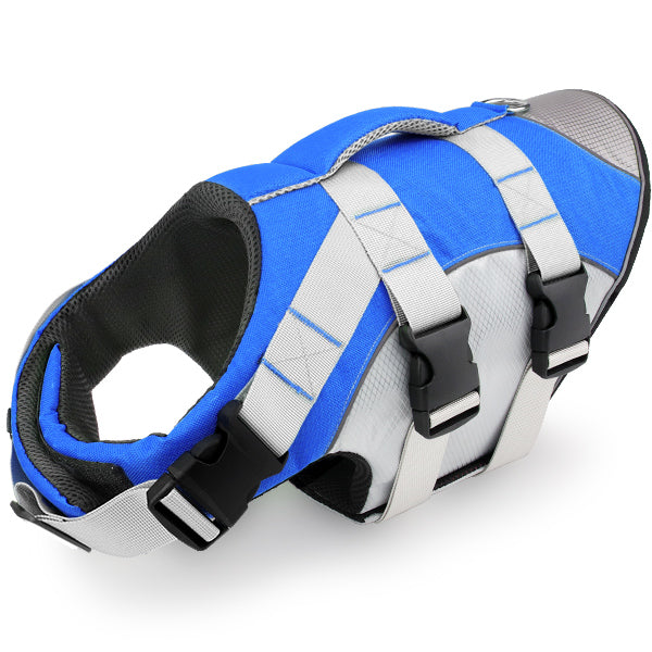 Reflective & Adjustable Dog Swim Life Vest With Rescue Handle