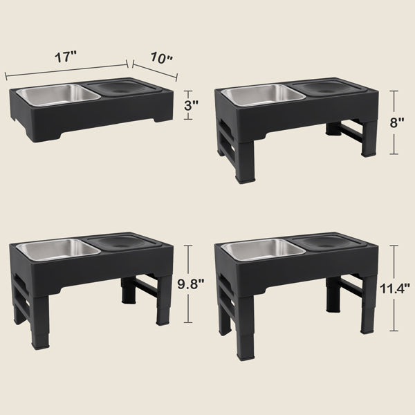 Dog Bowl Stand Size