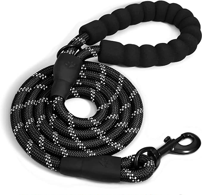 Padded Handle Highly Reflective Threads Dog Leash