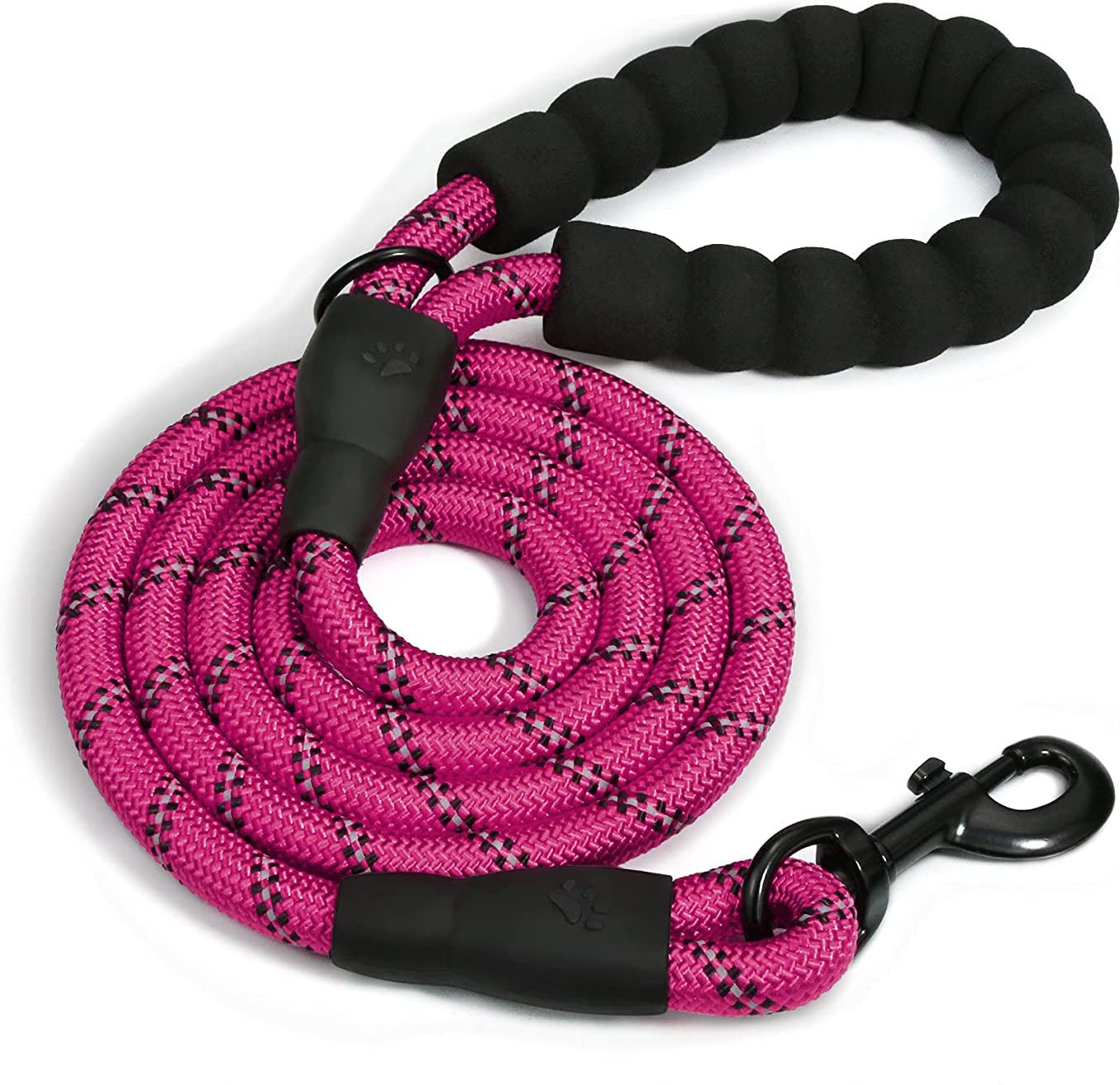 Padded Handle Highly Reflective Threads Dog Leash