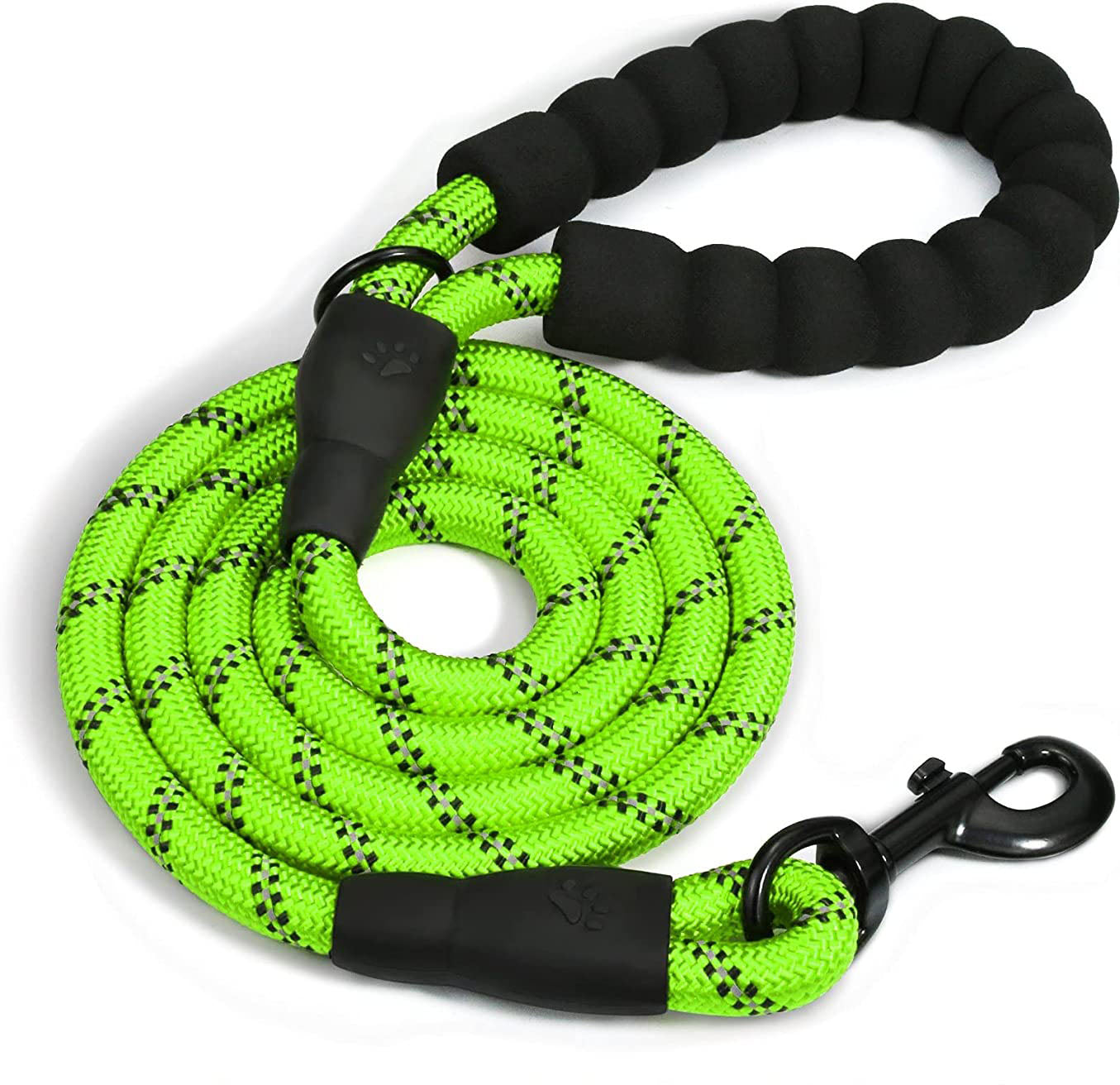 Padded Handle Highly Reflective Threads Dog Leash